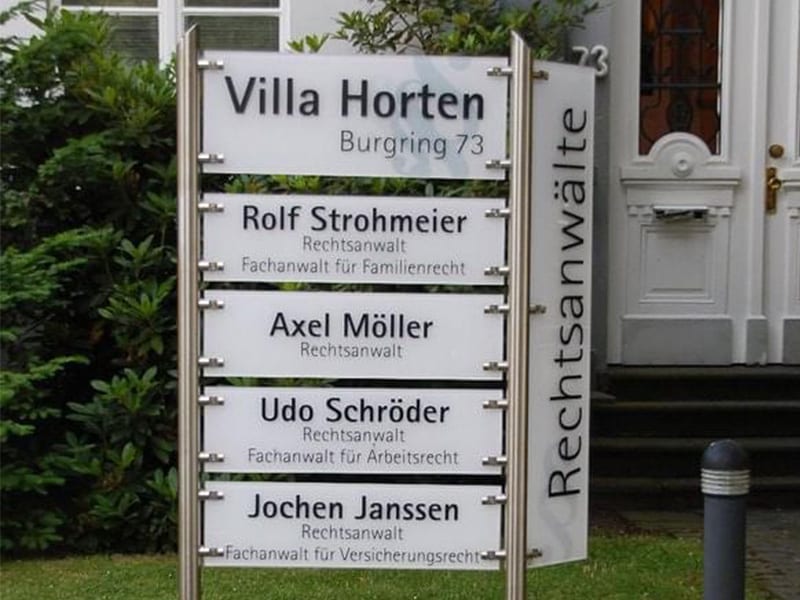 firmenschild