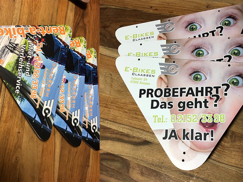 digitaldruck, aufkleber, schilder